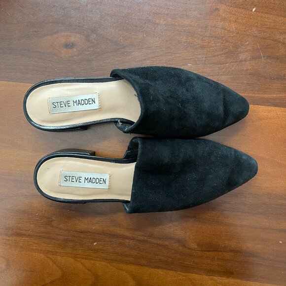 Steve Madden Suede Mules - Picture 5 of 6
